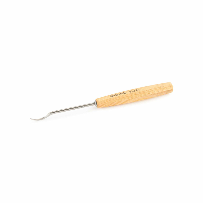 Left Skew Spoon Gouge - Size:2 mm